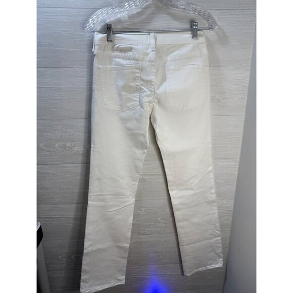 J.Crew‎ Womens White Denim Jeans Size 0 Cotton/Spandex - Picture 5 of 6